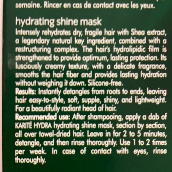 Rene Furterer Karité Hydra Hydrating Shine Mask - Picture 3 of 5
